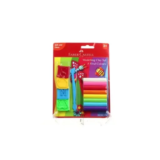 Faber Castell Modelling Clay Set 8 Colors