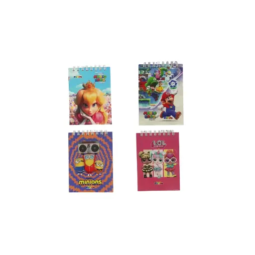 Cartoon - Notebook Spiral  H\C A7 single line 