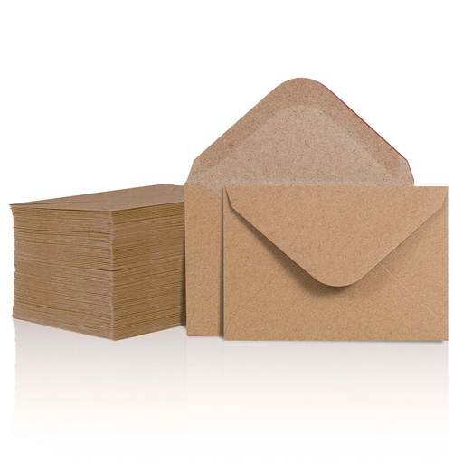 [1796798] BROWN Pocket Envelopes 4x3 80GSM 50pcs 