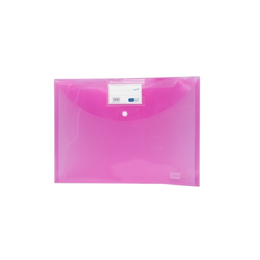 [LE-0600] Leeno File PP envelop A4 Pink