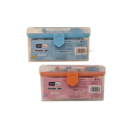 [LE-3100] Leeno Clay Set 24Colour 6Moulds 15g