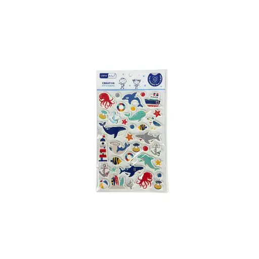 [LE-1700-83] Leeno Stickers Creative Fun Stickers Fish