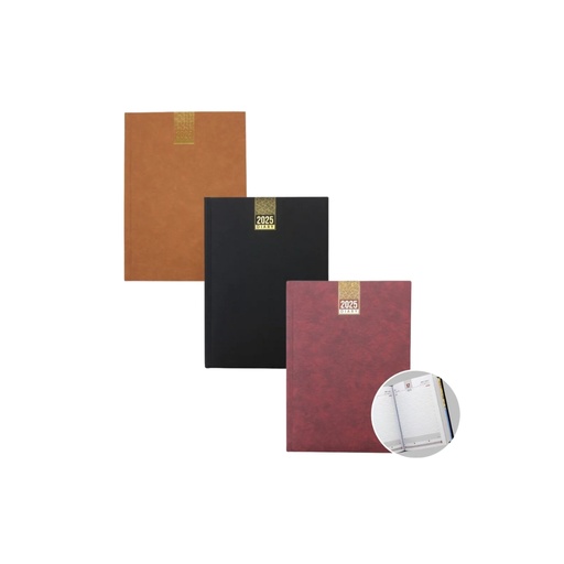 Diary A5 Foam Padded Soft Touch 2025 1Pc