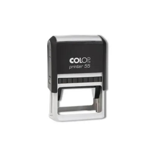 Colop Printer 55 Rectangle Stamp, 40x60 mm  with Blue Pad