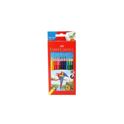 Faber-Castell Triangular Color Pencils 12Pc