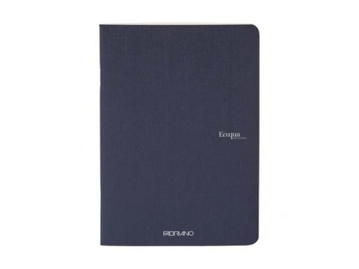 [19140104] Fabriano Eco Qua Original Staple-Bound Notebook 8.3 X 11.7 A4 Dotted 40 Sheets Navy 