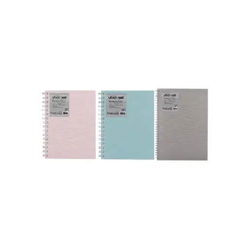 We-Write Spiral 3 Subject Notebook B5 80gsm 120sheets PVC Cover