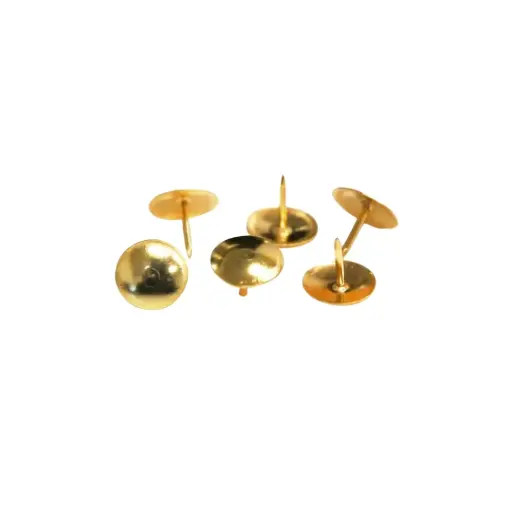 [1020307] Sadaf Thumb Tack Metal Golden 80Pc No.EJT