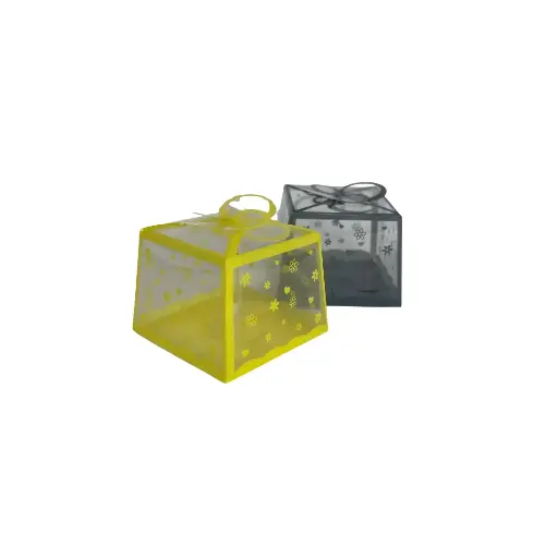Qerqaoon Transparent plastic Gift Box 9x8x7cm