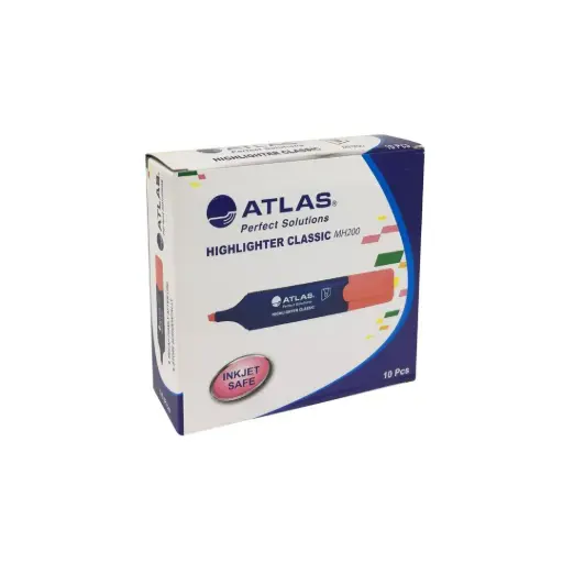 [AS-MH200-OE] Atlas Highlighter MH200 BX=10EA OE