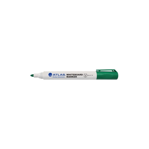 [AS-MW100-GN-1pc] قلم سبورة أطلس أبيض رصاصي أخضر، قطعة واحدة