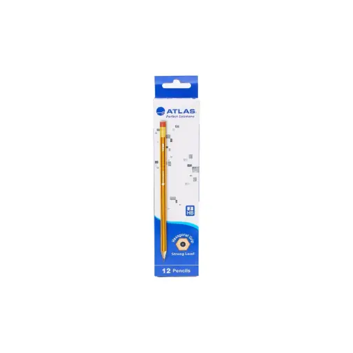 [AS-PW-155-E] Atlas HB Pencil YW+ER BX=12