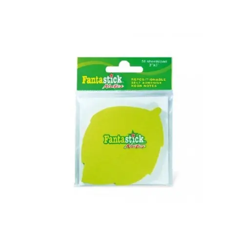 [FK-NDLF303B-GN] Fantastick Stick Notes Fluor. Leaf bls-GN