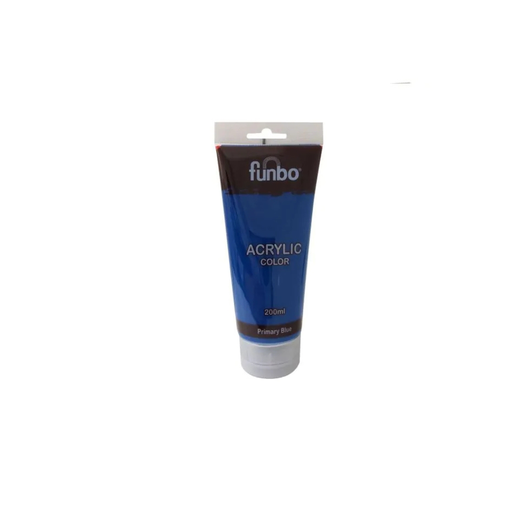 [FO-AC-200-450] Funbo ACRYLIC TUBE 200ml 450 PRIMARY BLUE