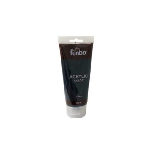[FO-AC-200-051] Funbo ACRYLIC TUBE 200ml 51 BLACK
