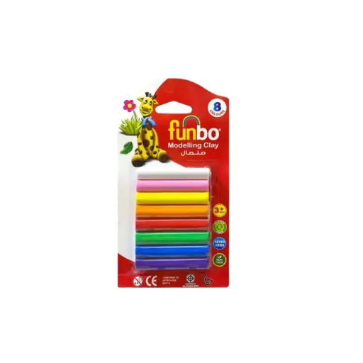 [FO-MC-100-8] Funbo Modelling Clay 100g 8Colors