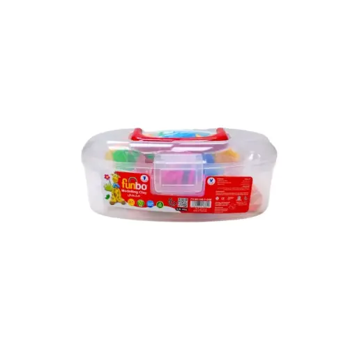 [FO-MC-440-7+24M] Funbo Modelling Clay 440g 7Colors +8Fruits +14Numbers+ 1T