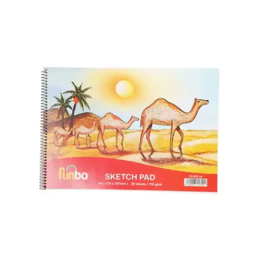 [FO-SKP-B4] Funbo Sketch Pad B4 110 gsm 20 sheets