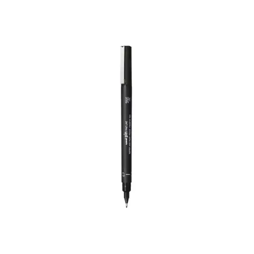 [MI-PIN200-07-BK-1pc] Mitsubishi Uni Pin Fine Line 0.7mm Black 1pc