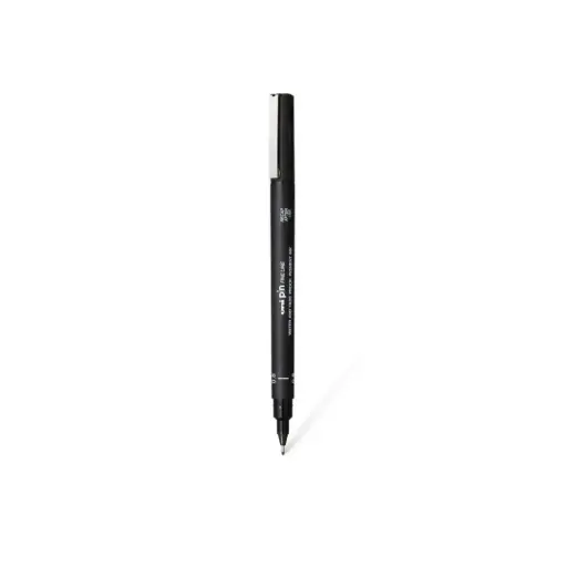 [MI-PIN200-08-BK-1pc] Mitsubishi Uni Pin Fine Line 0.8mm Black 1pc