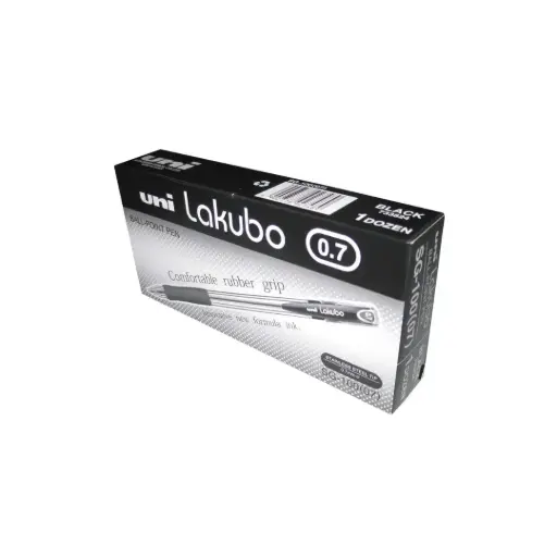 [MI-SG100F-BK] Mitsubishi Lakubo Ballpoint Pen 0.7mm Black box=12