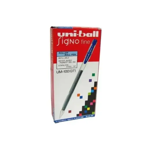 [MI-UM100-BE] Mitsubishi Signo Roller pen 0.7mm Blue box=12