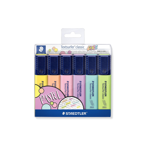 [ST-364-CWP6] Staedtler Textsurfer Highlter Pastel 6 Pieces