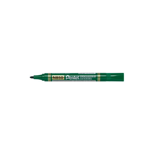 [PE-N850-D-1pc] Pentel N850 Permanent Marker, Bullet Point, Green ink, 1 pc