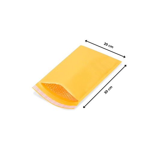 Envelope bubble mailers out wrap bags brown small ( 20x30 cm)