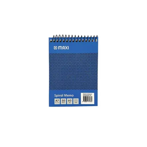 [MX-MEMOA7-50] Maxi Top Spiral Memo Pad A7 50sheets