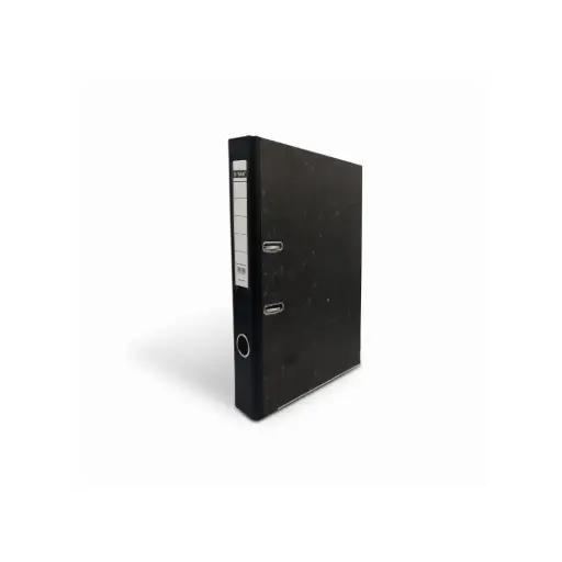 [MX-BF402FP] Maxi Lever Arch File F/S 2inch Fixed Black With Pocket Marble