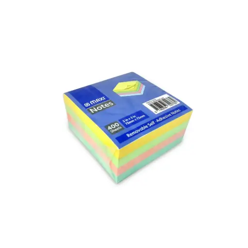 [MX-SN75X75-4AN] Maxi Sticky Notes 75x75mm 400 sheets