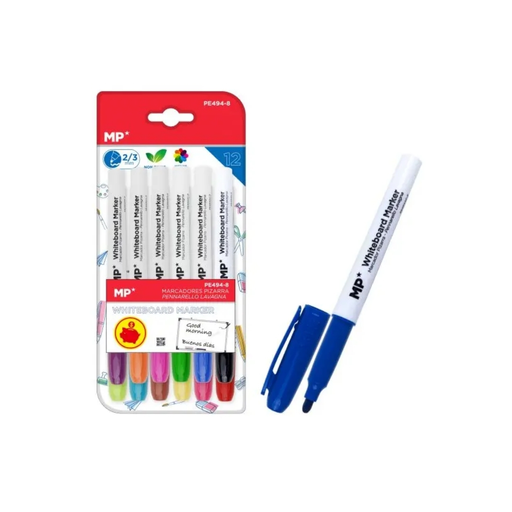 [PE494-8] MP WHITEBOARD MARKER (12PCS MIX COLOUR)(PE494-8) (CARD)
