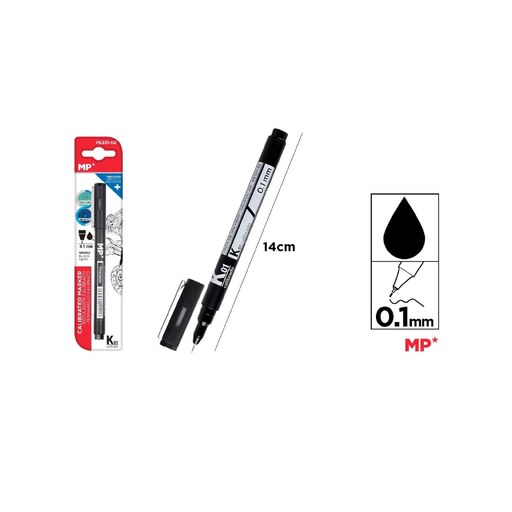 [PE331-02] MP CALIBRATED MARKER BLACK 0.1MM - PE331-02