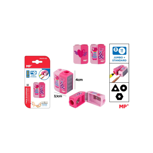 [PA970-02] MP TWIN SHARPENER PINK (PA970-02)