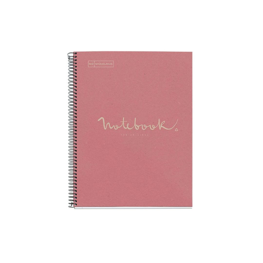 [6097] Miquelrius NB1 A4 80 Sheets 80G LINES ECO PINK RECYCLE