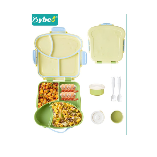 [R1936] Bybeo children lunch box is drop-resistant and durable -Pastel Mint