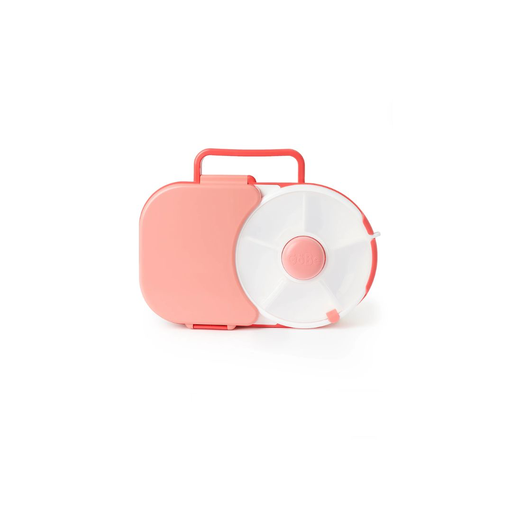 GoBe 2-in-1 Lunchbox with Small Snack Spinner Flip - Watermelon Pink