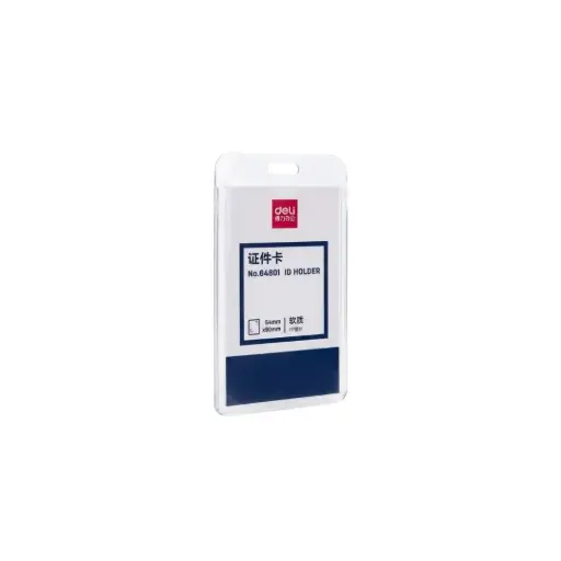 [ND64801] Deli ID Card Holder 54x90mm No.64801