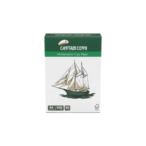 Photocopy Paper A4 80GSM Captain Copy 500sh/1Ream